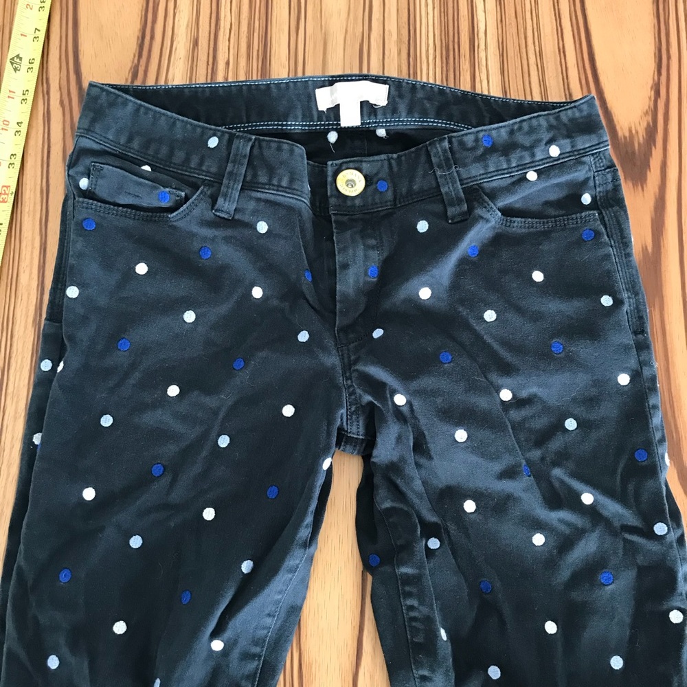 Banana Republic Polka Dot Cropped pants